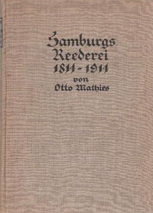 Bild des Verkufers fr Hamburgs Reederei 1814-1914. Mit vielen Abbildungen auf Tafeln und im Text. zum Verkauf von Antiquariat Berghammer