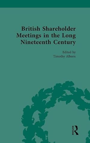 Imagen del vendedor de British Shareholder Meetings in the Long Nineteenth Century a la venta por moluna