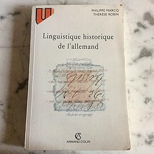 Seller image for Linguistique historique de l' allemand . for sale by Lecapricorne