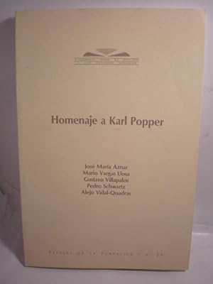 Imagen del vendedor de Homenaje a Karl Popper a la venta por Librera Antonio Azorn