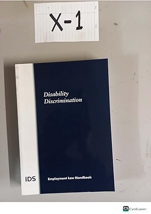 Bild des Verkufers fr Disability Discrimination Employment Law Handbook November 2010 zum Verkauf von UK LAW BOOK SELLERS LTD