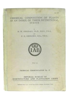 Bild des Verkufers fr Chemical Composition of Plants As An Index of Their Nutritional Status zum Verkauf von World of Rare Books