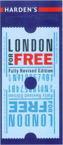 Bild des Verkufers fr Harden's London for Free zum Verkauf von WeBuyBooks