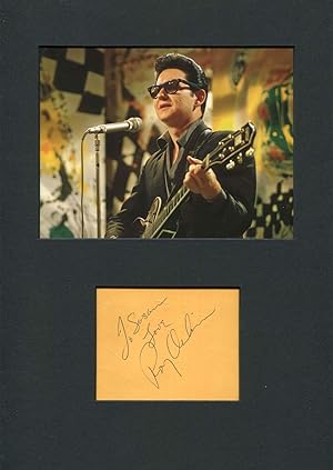 Roy Orbison Autograph | signed cards / album pages
