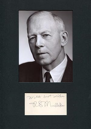 Robert S. Mulliken Autograph | signed cards / album pages