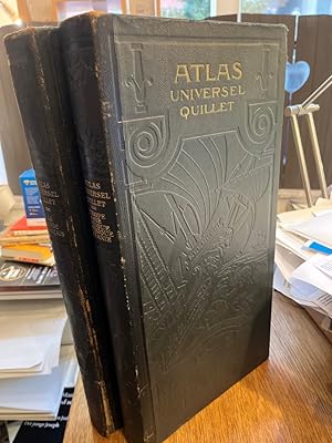 Atlas Universel Quillet. Physique - Économique - Politique. 2 Bände: Band 1: Le Monde Français (F...