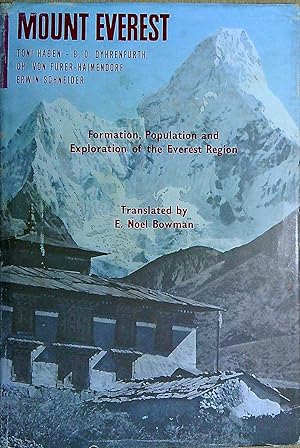 Seller image for Mount Everest: Formation, Population and Exploration for sale by Pendleburys - the bookshop in the hills