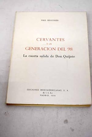 Image du vendeur pour Cervantes y la generacin del 98 mis en vente par Alcan Libros