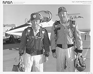 NASA PHOTOGRAPH SIGNED BY NASA TEST PILOT "FITZ" FULTON