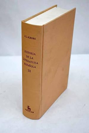 Image du vendeur pour Historia de la literatura espaola, tomo III mis en vente par Alcan Libros