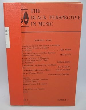 Immagine del venditore per The Black Perspective in Music Volume 2, Number 1-2, 1974 venduto da Easy Chair Books