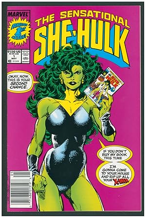 Imagen del vendedor de The Sensational She-Hulk #1 Newsstand Edition a la venta por Parigi Books, Vintage and Rare