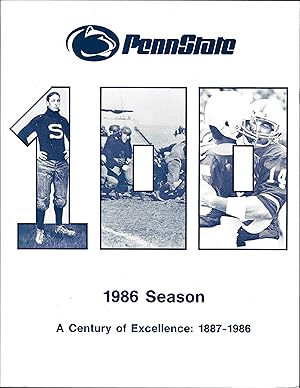 Penn State Football Guide, 1986 Season: A Century of Excellence: 1887-1986