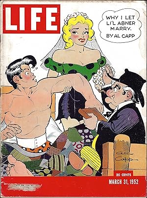 Immagine del venditore per Life Magazine March 31, 1952 (Li'l Abner Cover) venduto da Firefly Bookstore