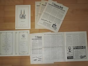 Hapag-Post - 6 Ausgaben vom 8.März 1939 sowie vom 9., 16., 18., 20. Und 22.3.1939 - Transocean-Na...