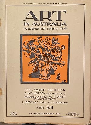 Art in Australia, Third Series, No. 34,October-November 1930