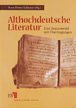 Bild des Verkufers fr Althochdeutsche Literatur. Eine Textauswahl mit bertragungen zum Verkauf von Gerald Wollermann