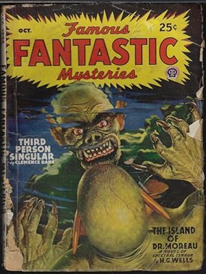 Image du vendeur pour FAMOUS FANTASTIC MYSTERIES: October, Oct. 1946 ("The Island of Dr. Moreau") mis en vente par Books from the Crypt