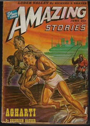 Imagen del vendedor de AMAZING Stories: June 1946 ("The Shaver Mystery") a la venta por Books from the Crypt