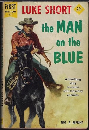 Seller image for THE MAN ON THE BLUE for sale by Books from the Crypt