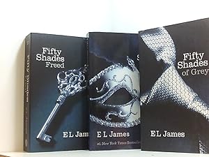 Bild des Verkufers fr Fifty 50 Shades of Grey, Darker and Freed Classic Original Trilogy 3 Books Collection Set by E L James Roman zum Verkauf von Book Broker