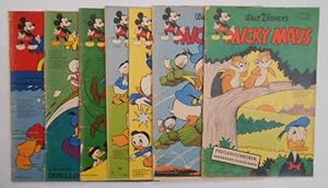 Micky Maus [Konvolut aus 7 Heften vers. Jahrgänge von 1956 bis 1969] kein Reprint/Nachdruck.