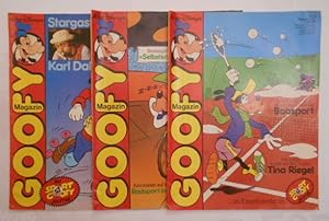 Goofy Magazin [Konvolut aus 3 Heften Jahrgang 1980/1981].