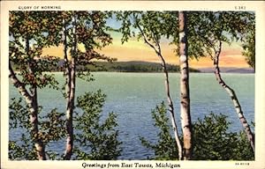 Ansichtskarte / Postkarte Michigan USA, Grüße aus East Tawas