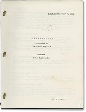 Bild des Verkufers fr Whereabouts (Four original screenplays for an unproduced film) zum Verkauf von Royal Books, Inc., ABAA