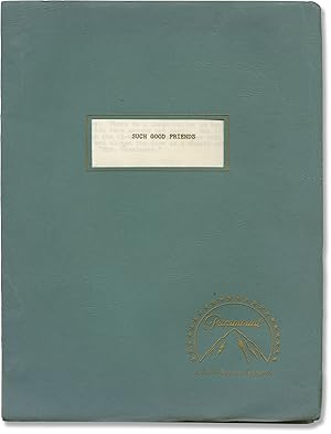 Image du vendeur pour Such Good Friends (Original screenplay for the 1971 film) mis en vente par Royal Books, Inc., ABAA