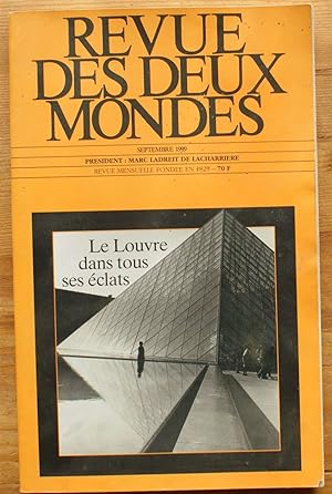 Bild des Verkufers fr Revue des deux mondes - Septembre 1999 - Le Louvre dans tous ses clats zum Verkauf von Aberbroc