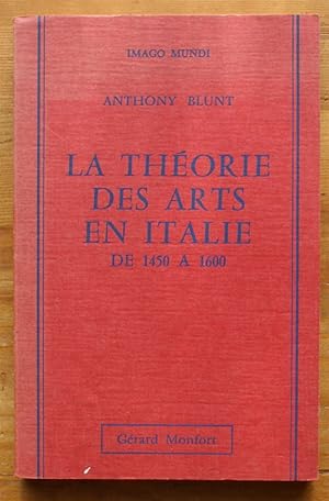 Image du vendeur pour La thorie des arts en Italie de 1450  1600 mis en vente par Aberbroc