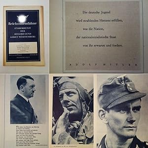 Seller image for Reichssturmfahne. Fhrerdienst der Hitlerjugend Wrttemberg. Ausgabe DJ Heft 12 September Dienstjahr 1942 / 43 * Vier Jahre Krieg - wir bleiben hart / Heimabend: Bereit sein ist alles! / Judas Ziel - die Weltherrschaft / Der berblick / Herbstsportfest der HJ 1943 for sale by Galerie fr gegenstndliche Kunst