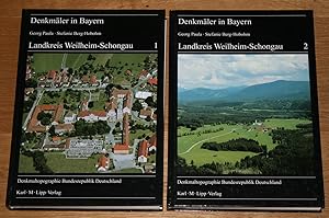 Denkmäler in Bayern: Landkreis Weilheim-Schongau - Band 1 + 2.