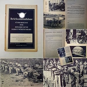 Bild des Verkufers fr Reichssturmfahne. Mitteilungsdienst der Gebietsfhrung Wrttemberg. Ausgabe DJ Heft 8 / 9 Mai / Juni Dienstjahr 1942 / 43 * Kriegsziele der Feinde: Vernichtung der deutschen Jugend / Bei der germanischen Jugend / Pioniere der Arbeit zum Verkauf von Galerie fr gegenstndliche Kunst