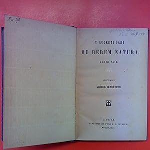 Bild des Verkufers fr De Rerum Natura. Libri Sex. zum Verkauf von biblion2