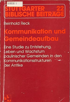 Seller image for Kommunikation und Gemeindeaufbau for sale by avelibro OHG