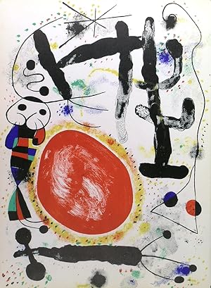 [UNTITLED]. Original colour lithograph by Joan Miro from