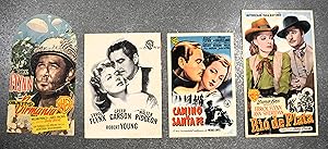 Errol Flynn. Programas de cine originales. Film programs. Cinema