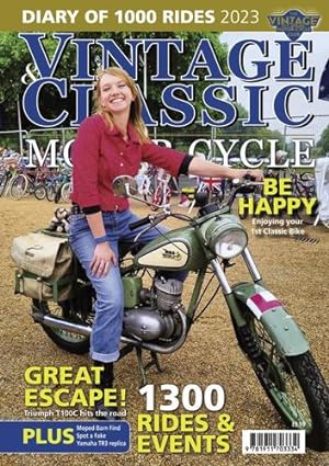Seller image for Vintage & Classic Motorcycle: Diary of 1000 Rides 2023 [Soft Cover ] for sale by booksXpress