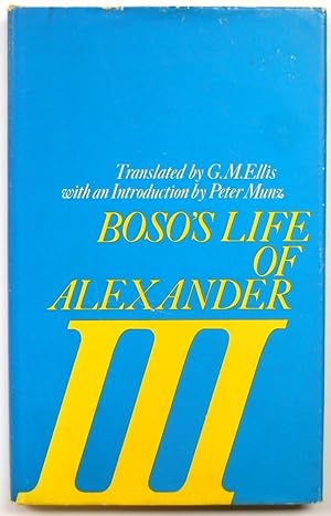 Imagen del vendedor de Boso's Life of Alexander III a la venta por PsychoBabel & Skoob Books