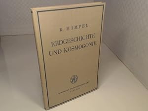 Seller image for Erdgeschichte und Kosmogonie. for sale by Antiquariat Silvanus - Inhaber Johannes Schaefer