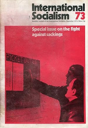 International Socialism : 1st Series December 1974 No 73