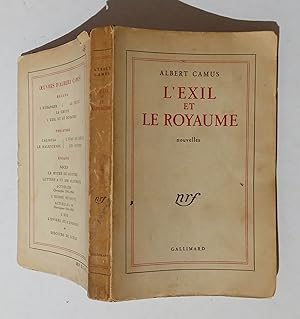 Seller image for L'exil et le royaume: nouvelles for sale by La Social. Galera y Libros