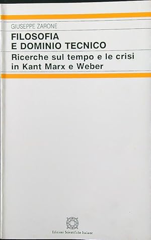 Imagen del vendedor de Filosofia e dominio tecnico a la venta por Librodifaccia