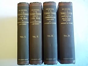 Bild des Verkufers fr Memoirs of the Verney Family During the Civil War.WITH Memoirs of the Verney Family During the Commonwealth.FOUR VOLUME SET. zum Verkauf von Carmarthenshire Rare Books