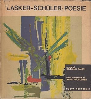Lasker-Schuler: poesie