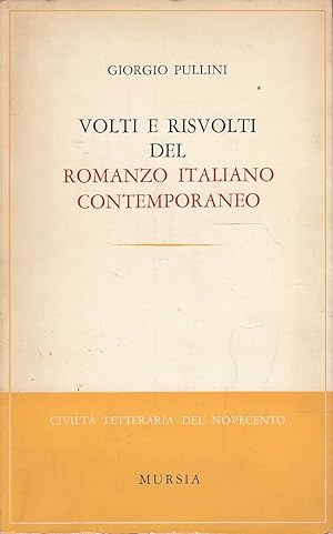 Seller image for Volti e risvolti del romanzo italiano contemporaneo for sale by Laboratorio del libro