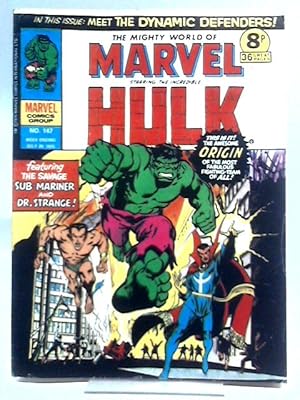 Imagen del vendedor de The Mighty World Of Marvel No. 147 July 26, 1975 a la venta por World of Rare Books