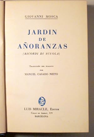 Imagen del vendedor de JARDIN DE AORANZAS - Barcelona 1942 a la venta por Llibres del Mirall